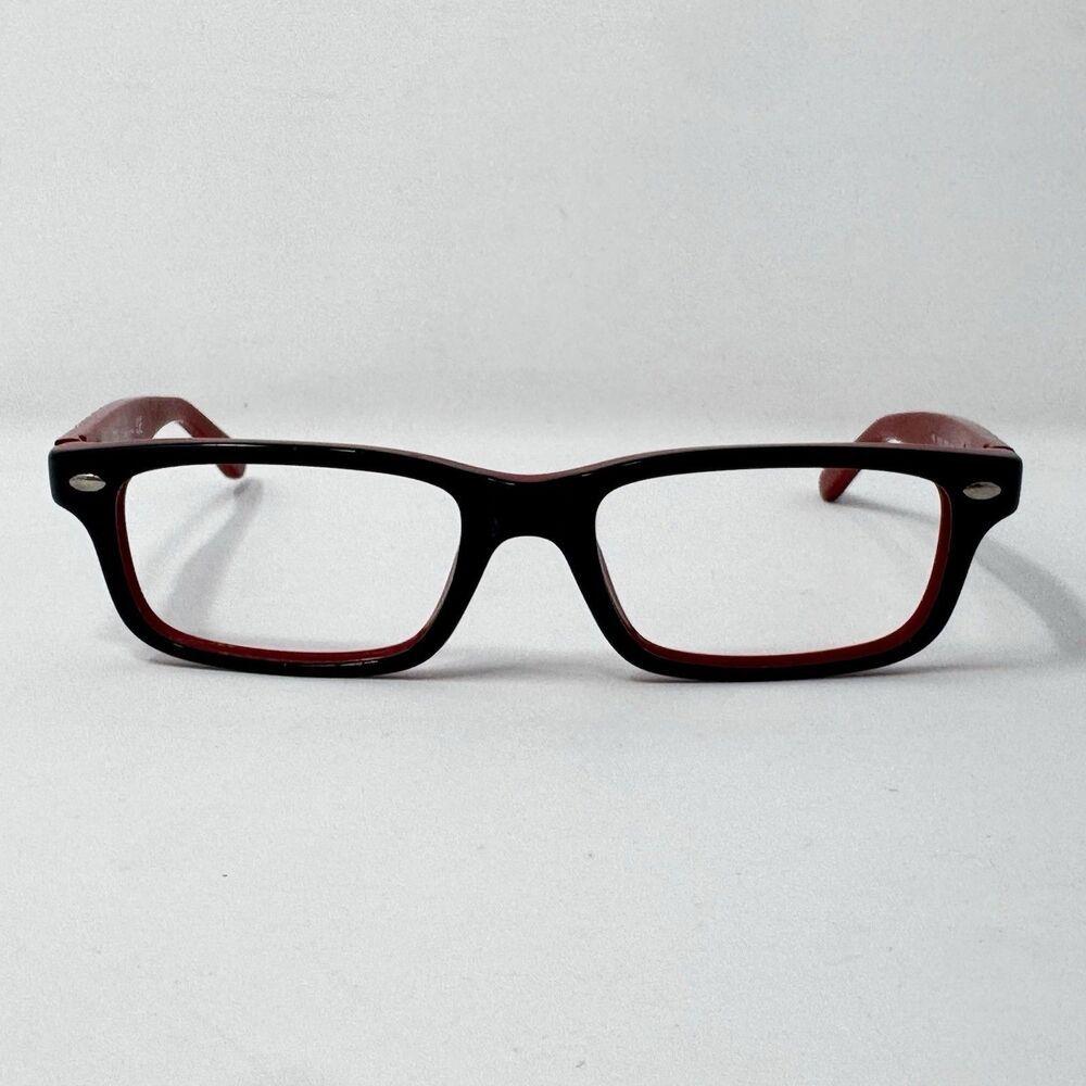 Ray-Ban RB1535 3573 Kids Eyeglass Frames Black On Red 48-16-130 Authentic (B)